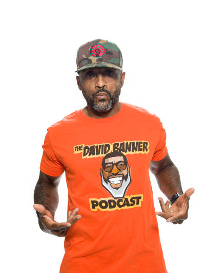 The David Banner Podcast T-shirt - Orange