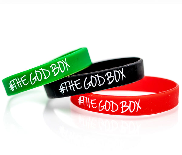 DB / The God Box Wristbands - Black, Red, Green